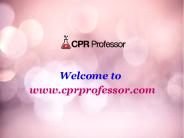 CPR Professor has AED First Aid Certification