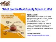 Best Quality Seeds in USA | Danfe Food