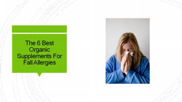 The 5 Best Organic Supplements For Allergies (1)