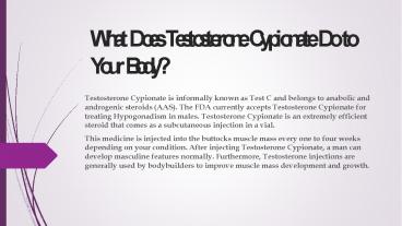 What Does Testosterone Cypionate Do to Your Body? (3)