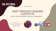 Contact Wedding Singers Austin TX For Big Day!