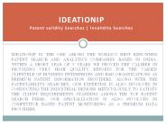 Patent validity Searches | Invalidity Searches