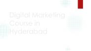 Digital Marketing Course in Hyderabad