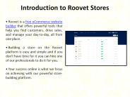 Free eCommerce website builder | Roovet Stores