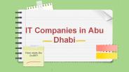 IT Companies in Abu Dhabi