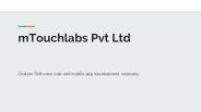 Professional mobile app development Company in India