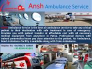 Get all advanced technology Air Ambulance Service in Patna