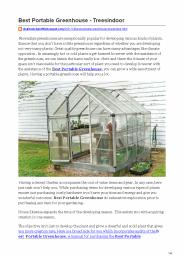 Best Portable Greenhouse - Treesindoor