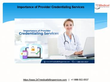 Importance Of Provider Credentialing Services