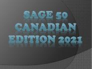 Sage 50 Canada update