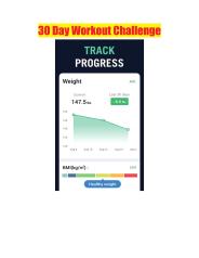 30 Day Workout Challenge