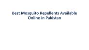 Best Mosquito Repellents Available Online in Pakistan
