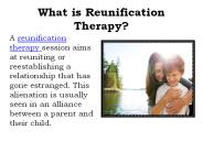 What is Reunification Therapy?
