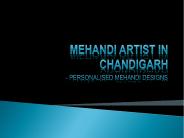 Mehandi Artist In Chandigarh