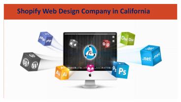 Shopify Web Design Company in California