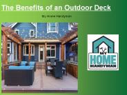 Amazing Deck Benefits In Calgary