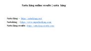 www.superfastking.com | Super fast Satta King 2021 results
