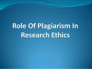Plagiarism and Legal Research