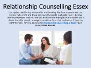 Relationship Counselling Essex