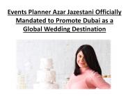 Azar Jazestani - The Founder of Principal Planner