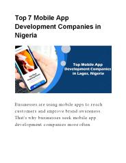 Top 7 Mobile App Development Companies in Nigeria (1)