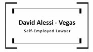 David Alessi - Vegas - Possesses Outstanding Interpersonal Skills