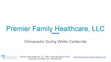 Why You Should See Your Chiropractor During Winter