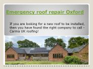 Emergency roof repair Oxford