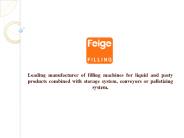 Drum Filling Systems