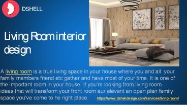 Living Room Interior Design