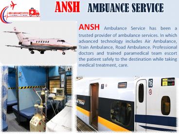 Get the best Air Ambulance in Patna at most affordable price