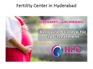 Fertility Center in Hyderabad