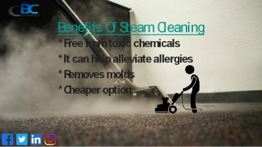 Benefits Of Steam Cleaning