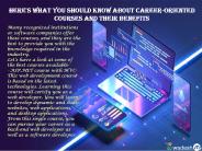 career oriented course