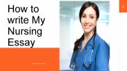Reliable Nursing Essay Writing Help Service