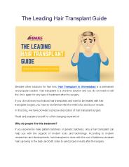 The Leading Hair Transplant Guide