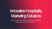 Hospitality Marketing Agency Services