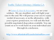 Traffic Ticket Attorney Atlanta GA