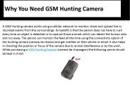 Why You Need GSM Hunting Camera