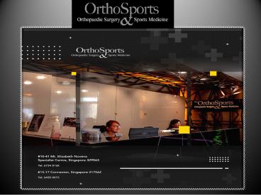 Orthosports | Sports Injury Clinic in Singapore