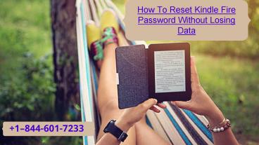 How To Reset Kindle Fire Password Without Losing Data?