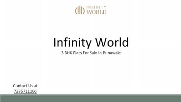 3 BHK flats for sale in Punawale