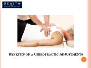 Benefits of a Chiropractic Adjustments