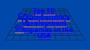 Top 10 Cryptocurrency Development Companies in the USA