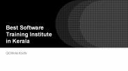 Software Testing Online Infopark Kochi | QCMore