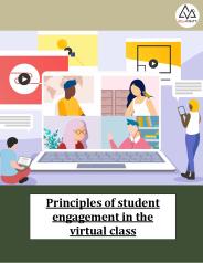 Principles of student engagement in virtual class