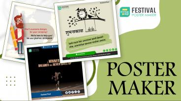 Poster Maker with Photo and Text in Hindi and English Android App