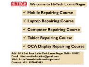 Laptop Repairing Course in Delhi