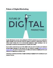 Future of Digital Marketing