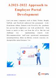 A 2021-2022 Approach to Employee Portal Development